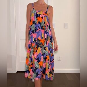 Floral Multicolor Maxi Dress